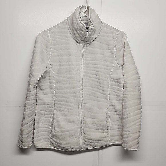 jason maxwell Jackets & Blazers - Jason Maxwell sz PM super soft inside & out white zip up light weight jacket.